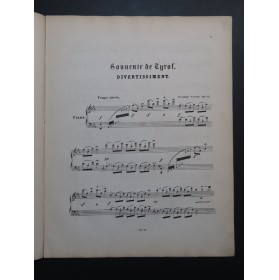 CZERSKY Alexander Souvenir de Tyrol op 13 Piano 1858