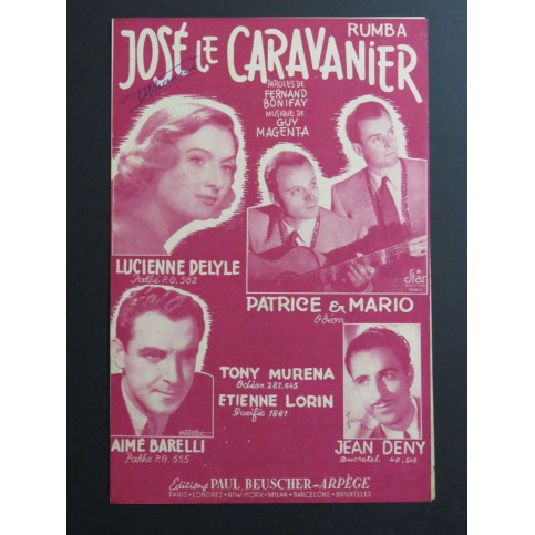 José le Caravanier Guy Magenta Chant 1952