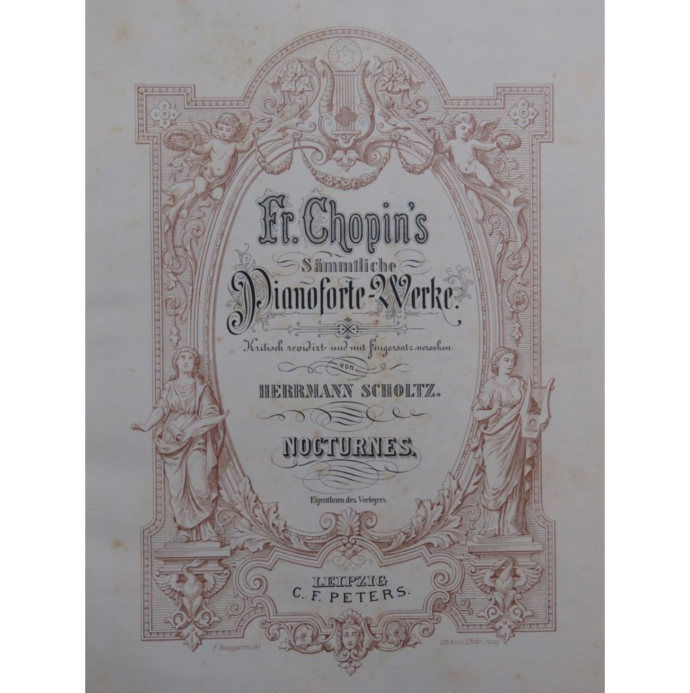 CHOPIN Frédéric Nocturnes 18 pièces Piano XIXe