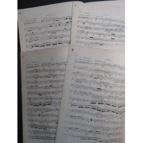 MOZART W. A. Quatuor op 10 No 1 Violon Alto Violoncelle ca1855
