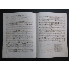 BLANGINI Félix Seize Nouvelles Romances 3e Livraison Chant Piano ou Harpe ca1830
