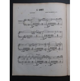 FAVARGER René L'Adieu op 18 Piano ca1862
