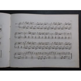 MARX Henri Les Étudiants de Leipzig Piano ca1850