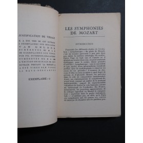 DE SAINT-FOIX G. Les Symphonies de Mozart