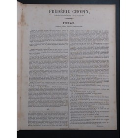 CHOPIN Frédéric Berceuse op 57 Piano 1859