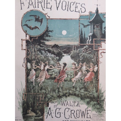 CROWE A. Gwyllym Fairie Voices Piano ca1885