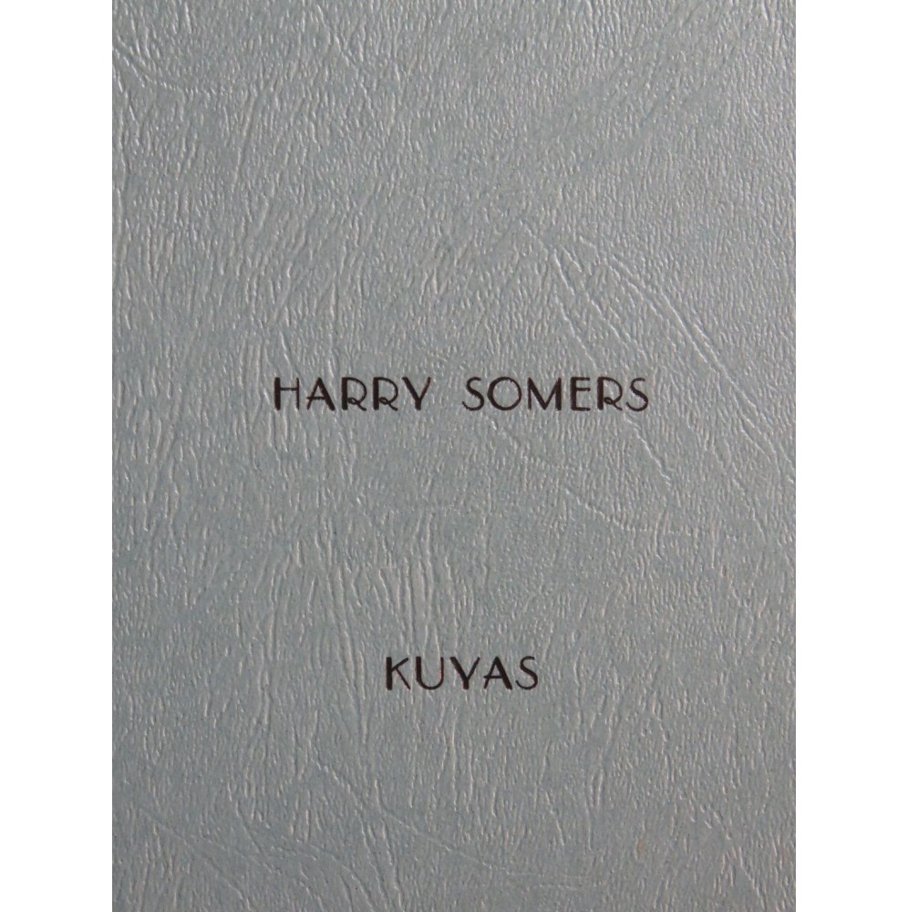SOMERS Harry Kuyas Chant Flûte Percussion 1967