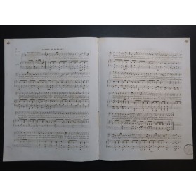 PLANTADE Charles Lettre de Dumanet Chant Piano ca1830