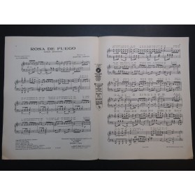 JOVÈS Manuel Rosa de Fuego Piano 1924