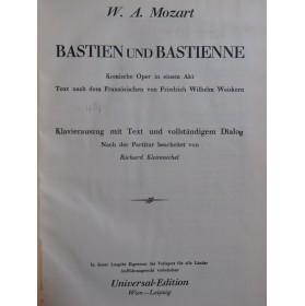 MOZART W. A. Bastien und...