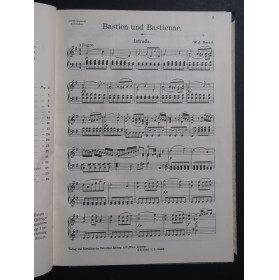 MOZART W. A. Bastien und Bastienne Opéra Chant Piano