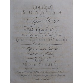 CLEMENTI Muzio Three...