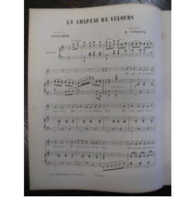 COLLIN Lucien Le Chapeau de Velours Chant Piano XIXe