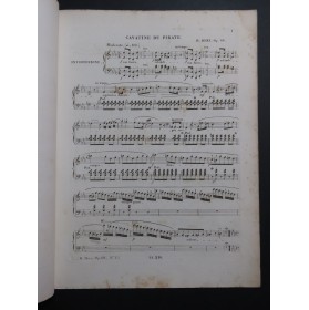HERZ Henri Cavatine du Pirate op 68 Piano ca1832