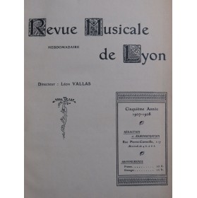 Revue Musicale de Lyon...