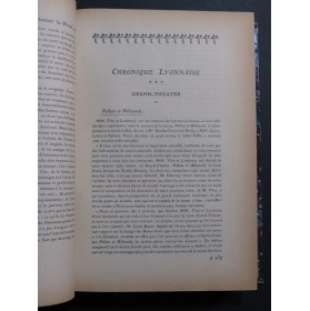 Revue Musicale de Lyon Cinquième Année 1907 1908