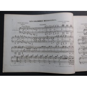 SCHUBERT Camille Les Colombes Messagères Piano 4 mains ca1852