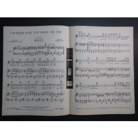 BEE David I Wonder Why You Made Me Cry Chant Piano 1928