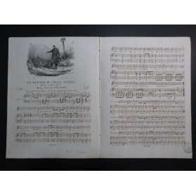 BRUGUIÈRE Édouard Le Retour du Vieux Soldat Chant Piano ca1830