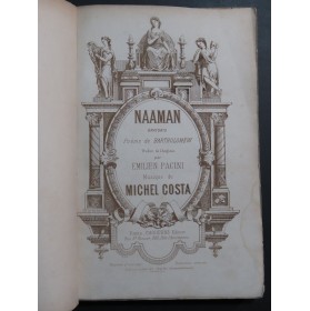COSTA Michael Naaman Oratorio Chant Piano ca1867