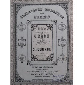 GOUNOD Charles Méditation...