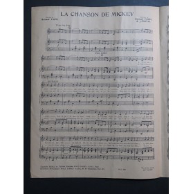 FANYL Bernard PORTAL J. La Chanson de Mickey Chant Piano 1951