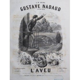 NADAUD Gustave L'Aveu Chant...