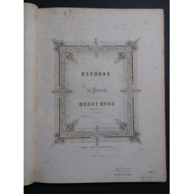 HERZ Henri Méthode Complète op 100 Piano ca1840