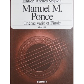 PONCE Manuel M. Thème Varié...