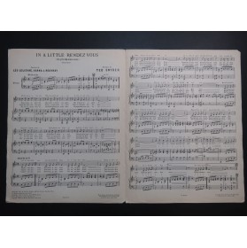 SNYDER Ted In a Little Rendez vous Chant Piano 1925