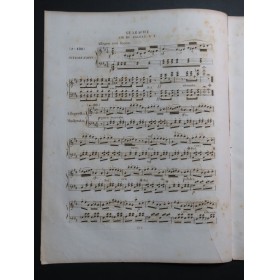 HERZ Henri Air de Ballet Muette de Portici No 1 La Guarache Piano ca1830