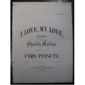  My Love Chant Piano XIXe