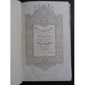 MEYERBEER Giacomo Il Crociato in Egitto Opéra Chant Piano 1839