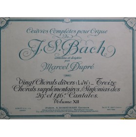 BACH J. S. Oeuvres...