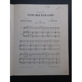 CHAMINADE Cécile Viens mon bien aimé Chant Piano ca1893