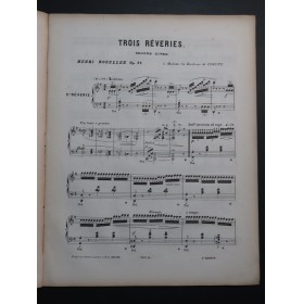 ROSELLEN Henri Trois Rêveries op 31 Piano ca1853