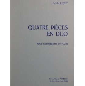 LEJET Edith Quatre Pièces...