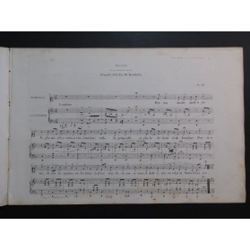 DONIZETTI G. Linda di Chamounix Ballata Chant Piano ca1850