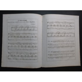 MONPOU Hippolyte Le Voile Blanc Chant Piano ca1840