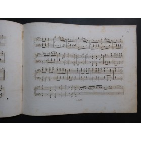 STRAUSS Soupirs des Fleurs Piano ca1850