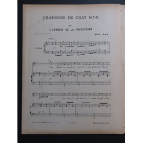 MAC NAB L'Omnibus de la Préfecture Chant Piano 1893
