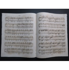 DE VILBAC Renaud Beautés de la Reine Topaze 1ère Suite Piano 4 mains ca1860