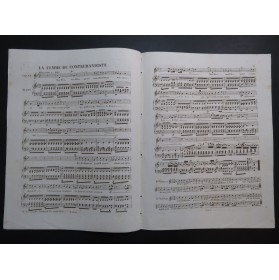 PANSERON Auguste La Femme du Contrebandiste Chant Piano ca1830