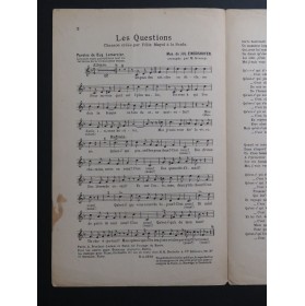 Les Questions J. Einödshofer Félix Mayol Chant