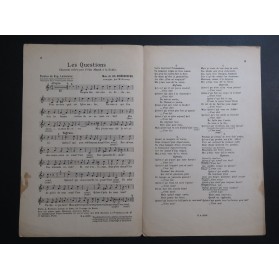 Les Questions J. Einödshofer Félix Mayol Chant