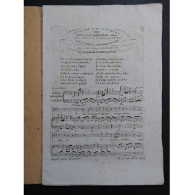 BERTOROTTI Marcellino Album Filarmonico No 10 Chant Piano ca1830