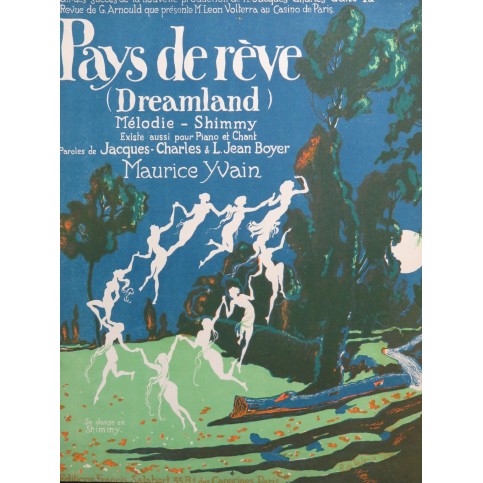 YVAIN Maurice Pays de Rêve Chant Piano 1921