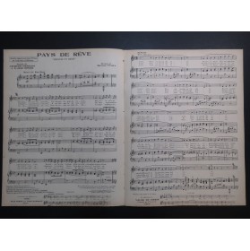 YVAIN Maurice Pays de Rêve Chant Piano 1921