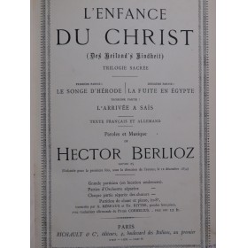 BERLIOZ Hector L'Enfance du...