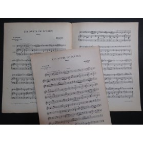 MOURET Jean-Joseph Les Nuits de Sceaux Bourrée Piano Violon 1919